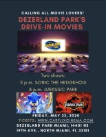 (BPRW) DEZERLAND PARK MIAMI LAUNCHES DRIVE-IN MOVIES  DURING COVID-19 PANDEMIC