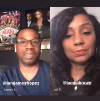 Left: Will Packer Productions President James Lopez joins Culture Creators founder Joi Brown for an in-depth "Culture Chat;" Right: Morgan Stanley Diversity Officer Tiara Chesmer (top right) moderates a financial panel with Andrielle Beamon (Director of B