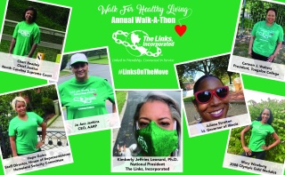 Notable Members of The Links Participate In Organization Walk-a-Thon