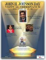 (BPRW) Annual John H. Johnson Day To Be Held With Virtual Observance