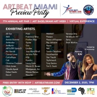 (BPRW) 7TH ANNUAL ART BEAT MIAMI A VIRTUAL EXPERIENCE FEATURING  #1 HAITIAN KOMPA BAND KAI