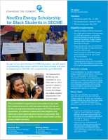 (BPRW) Deadline for The NextEra Energy Scholarship for Black Students in SECME is March 31, 2022