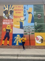 (BPRW) BOJANGLES OUTDOOR MURAL DESIGN BY N.C. A&T’S RAHMAN-LATTA AVAILABLE UNTIL DEC. 31