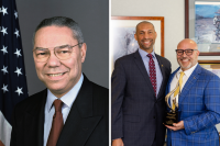 (BPRW) Joint Center Posthumously Presents Secretary of State Colin Powell with the Louis E. Martin Great American Award