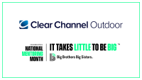(BPRW) Clear Channel Outdoor, Big Brothers Big Sisters of America Share the Impact of Mentorship on Youth & Communities in National Mentoring Month Campaign