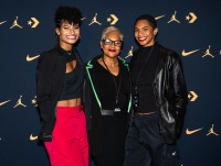 From left: U.S. Olympic Track & Field Hurdler Anna Cockrell, Serena Cockrell, Ciera Cockrell