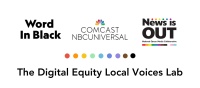 News is Out, Word In Black, and Comcast NBCUniversal Welcomes 16 Journalism Fellows to Cover Black and LGBTQ+ Communities (Graphic: Business Wire)