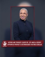 (BPRW) Renowned Author and Thought Leader Dr. Joy Angela DeGruy Appointed Provost’s Distinguished Visiting Scholar
