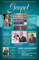 Free Gospel Concert set for April 23rd with renowned Gospel Artist, Pastor Avery Jones & Spirit of Life, and a host of choirs for “Unity in the Community”