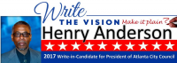 (BPRW) HENRY ANDERSON, Homeless Man and Former Teacher Running For PRESIDENT OF ATLANTA CITY COUNCIL