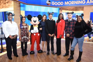Teens Surprised Live on “Good Morning America’’ with Mentoring Trip to Disney Dreamers Academy 