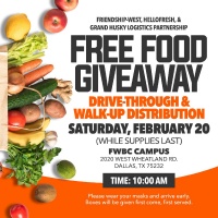 (BPRW) FRIENDSHIP-WEST BAPTIST CHURCH SETTING UP HUB FOR FOOD AND WATER DISTRIBUTION FOR NORTH TEXANS FOLLOWING SNOWSTORM AND MASS POWER OUTAGES
