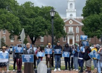 Citizens for Judicial Fairness rally urging Gov Carney to appoint Black justice to Delaware Chancery Court (Photo: Business Wire)